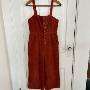 Forever 21 Rust Orange Corduroy Top
